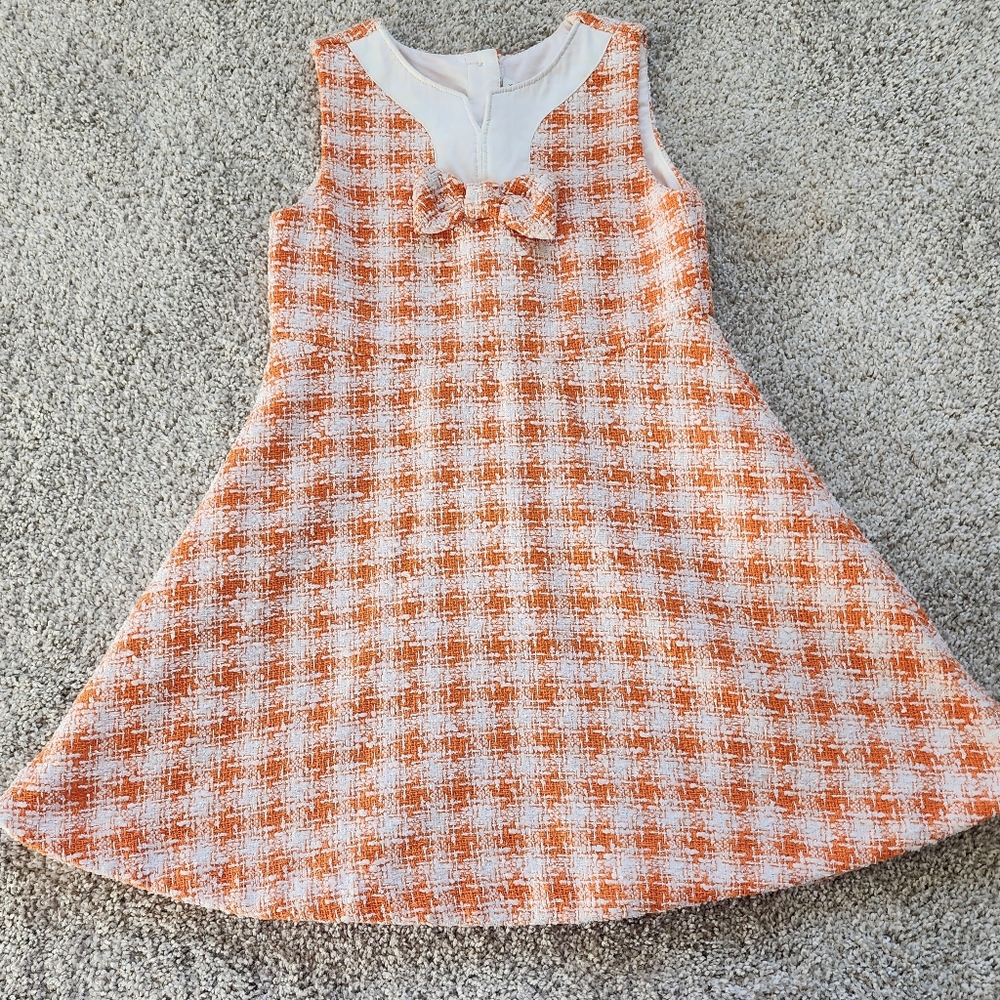 Janie and Jack plaid Boucle Dress